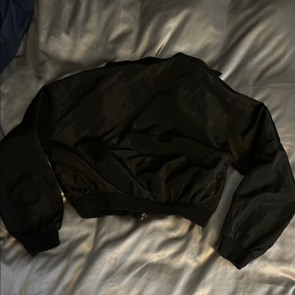 Black Zip-Up Jacket - Picture 2 of 4